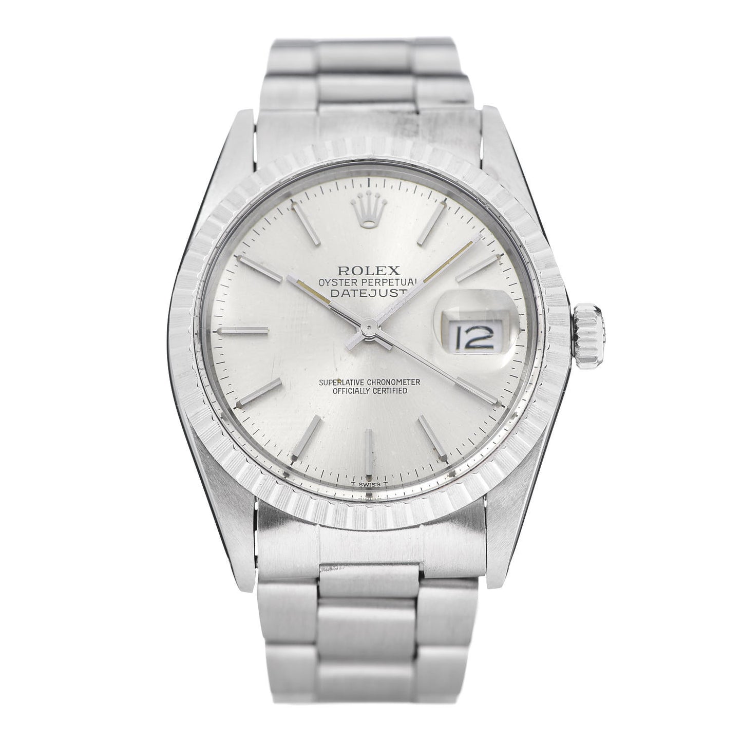 Stainless Steel 36mm Oyster Perpetual Datejust Watch Silver 16030