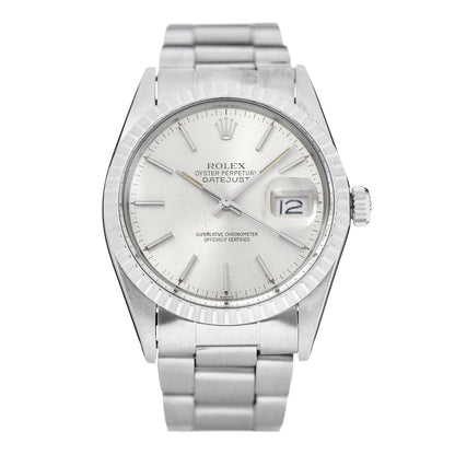 Rolex Stainless Steel 36mm Oyster Perpetual Datejust Watch Silver 16030 1 of 7