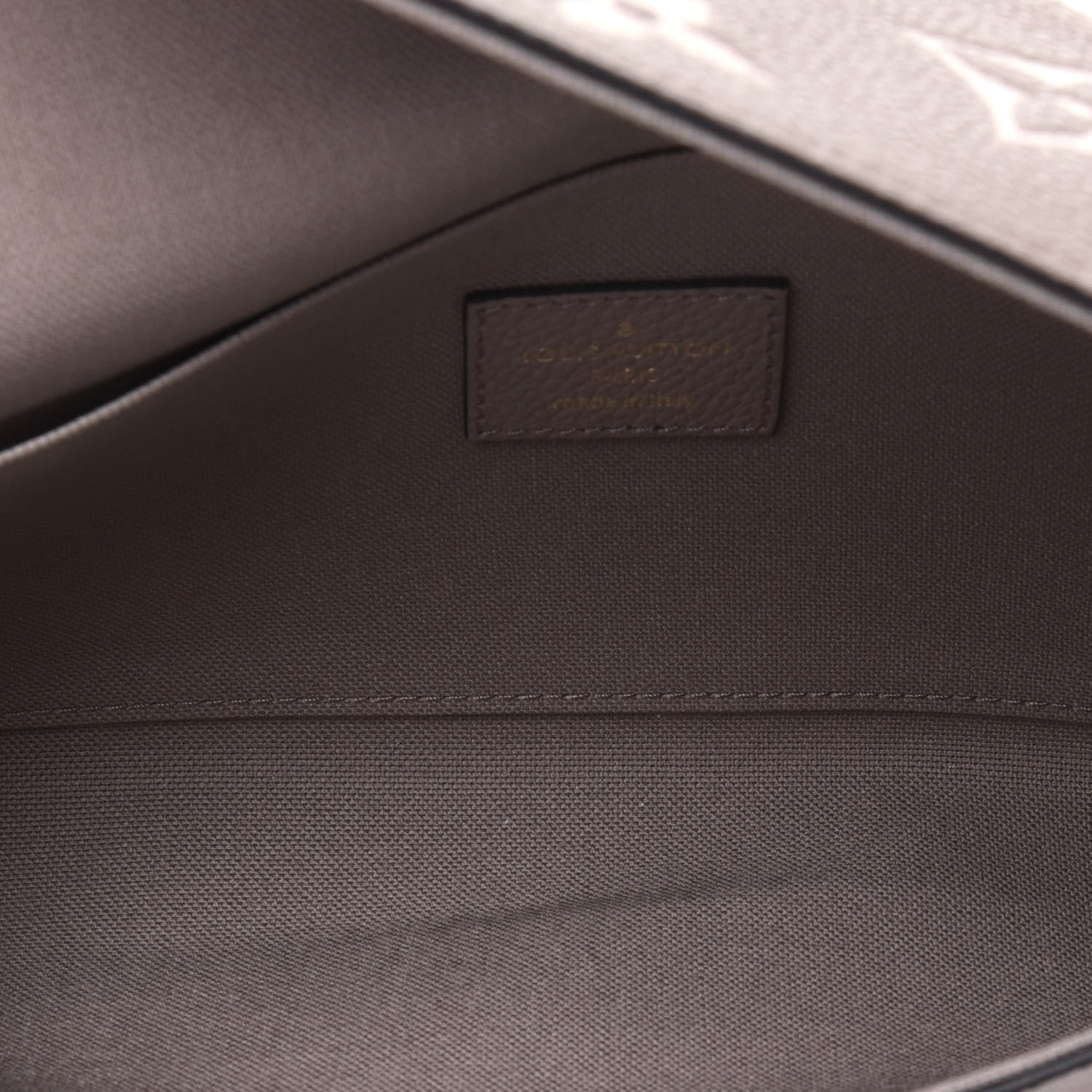 Louis Vuitton Empreinte Monogram Giant Felicie Pochette Tourterelle Creme 5 of 11