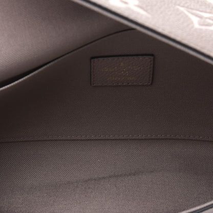 Louis Vuitton Empreinte Monogram Giant Felicie Pochette Tourterelle Creme 5 of 11