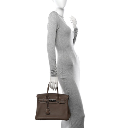 Hermes Togo Birkin 30 Etoupe 2 of 14