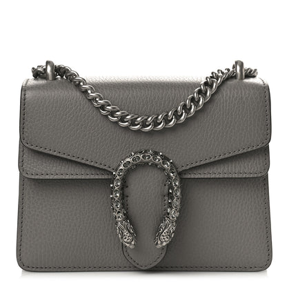 Gucci Calfskin Mini Dionysus Shoulder Bag Dusty Grey 1 of 9