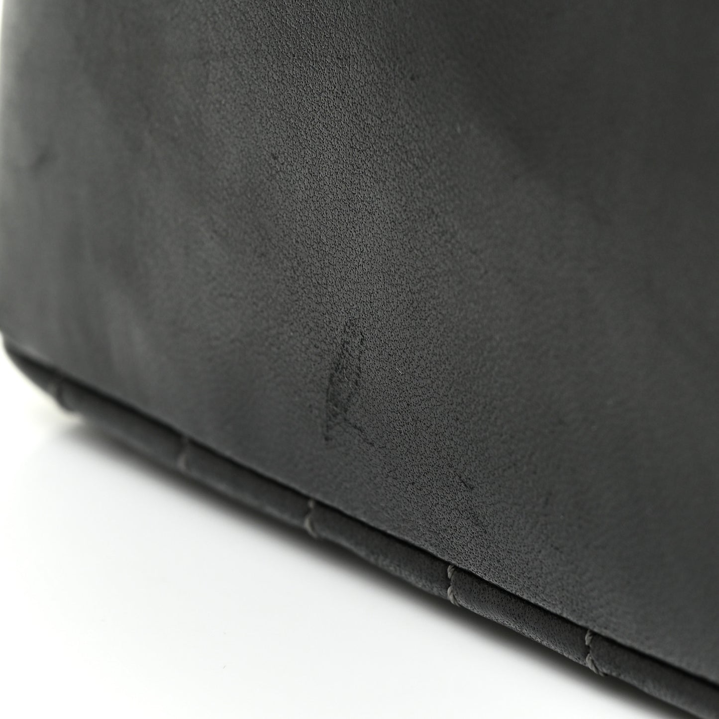 Lambskin Vertical Quilted Medium Single Flap Black
