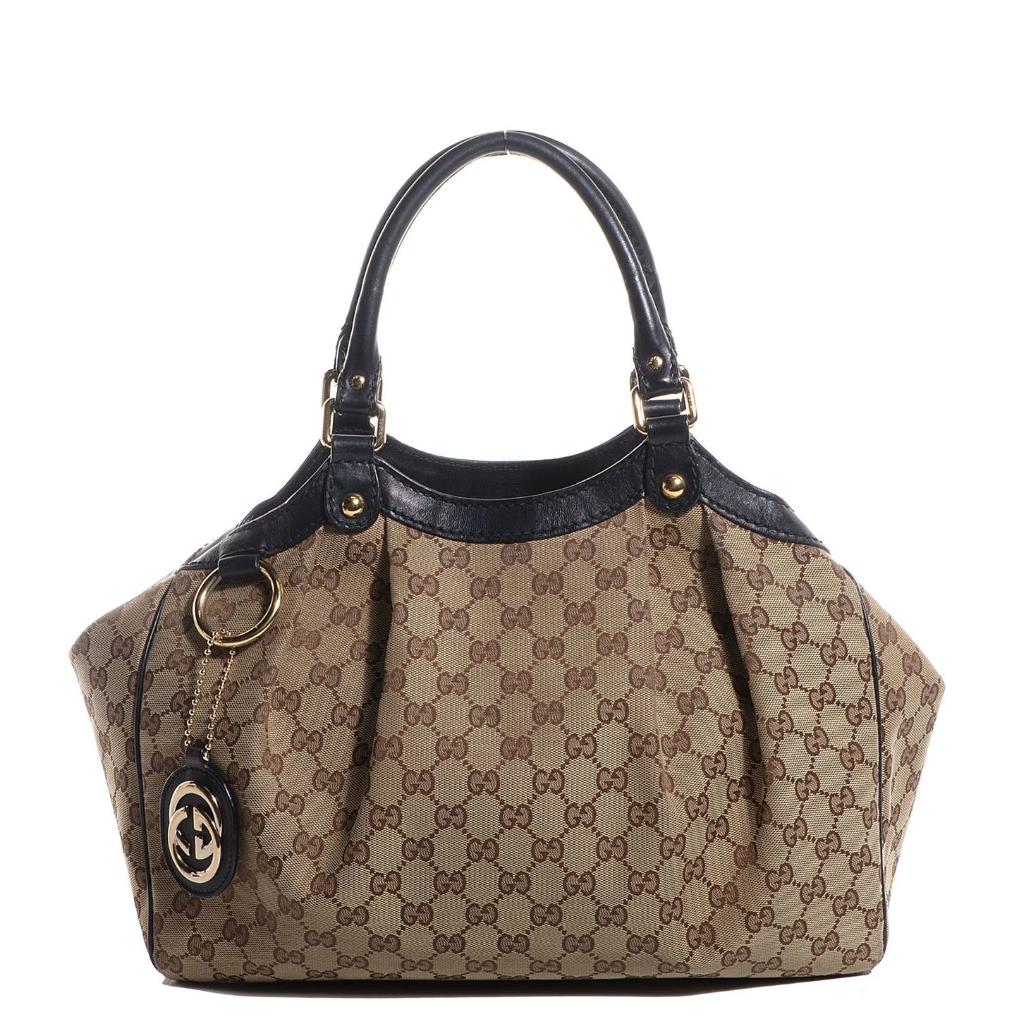 Monogram Medium Sukey Tote Dark Brown
