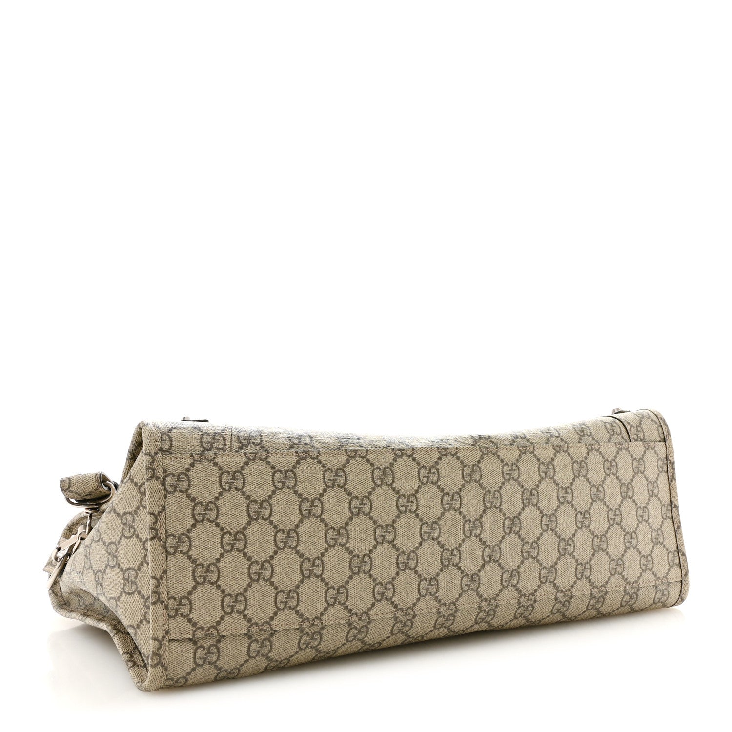 Balenciaga X GUCCI GG Supreme Monogram Neo Classic Silver Hardware City Beige Ebony 5 of 14
