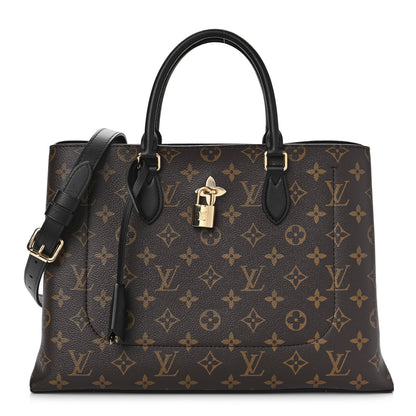 Louis Vuitton Monogram Flower Tote Black 2 of 8