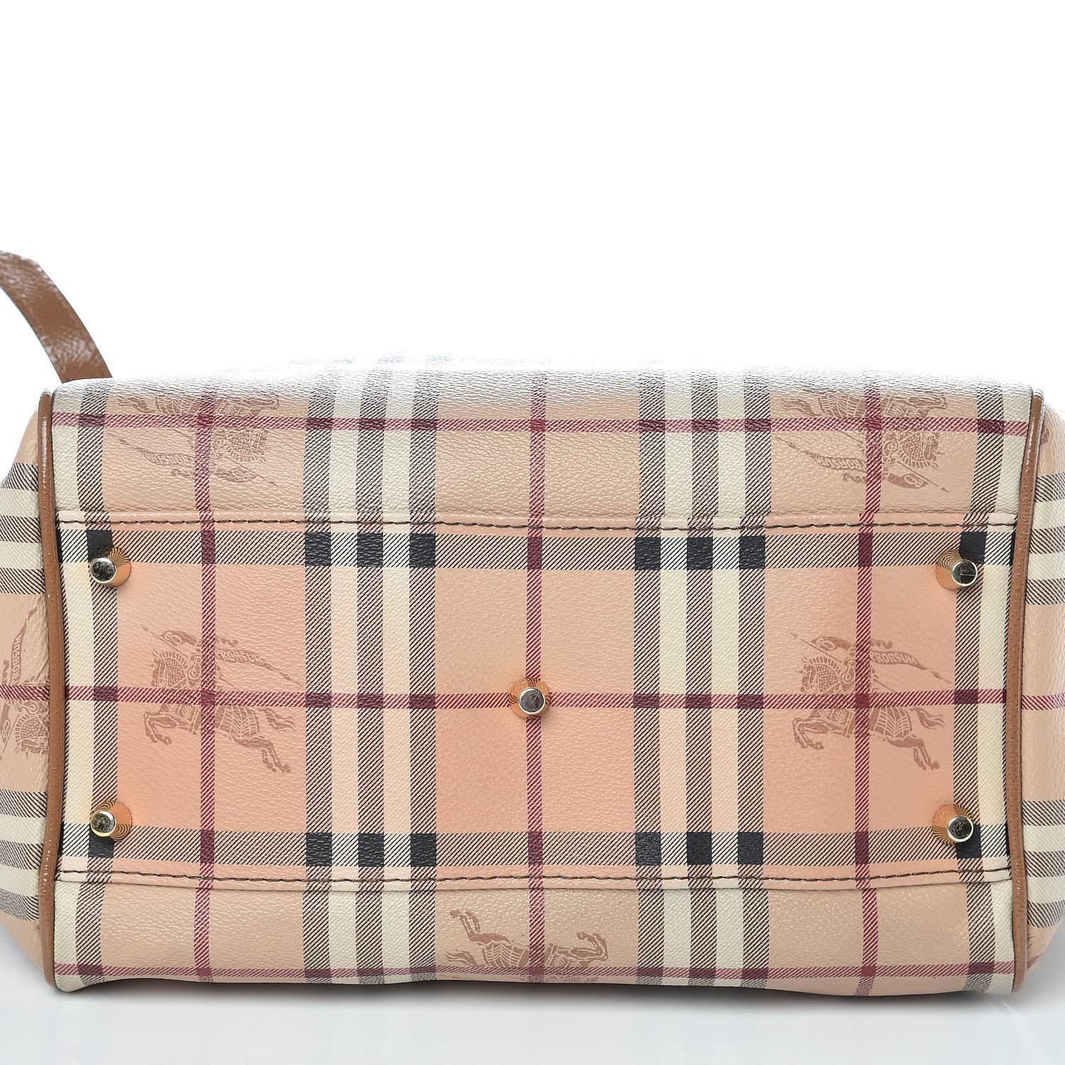 Burberry Haymarket Check Small Canterbury Tote Brown 13 of 13