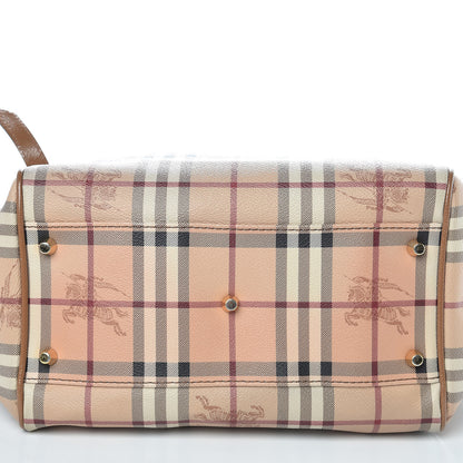Burberry Haymarket Check Small Canterbury Tote Brown 13 of 13