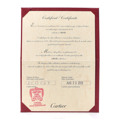 Cartier 18K Yellow Gold LOVE Bracelet 17 7 of 8