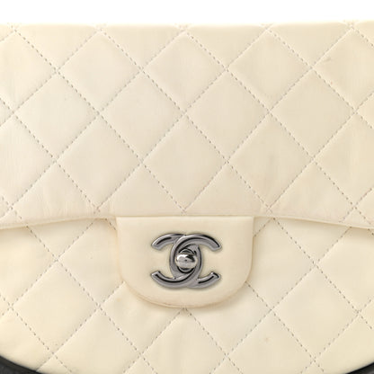 Chanel Lambskin Quilted Small Hula Hoop Flap Ivory 7 of 13