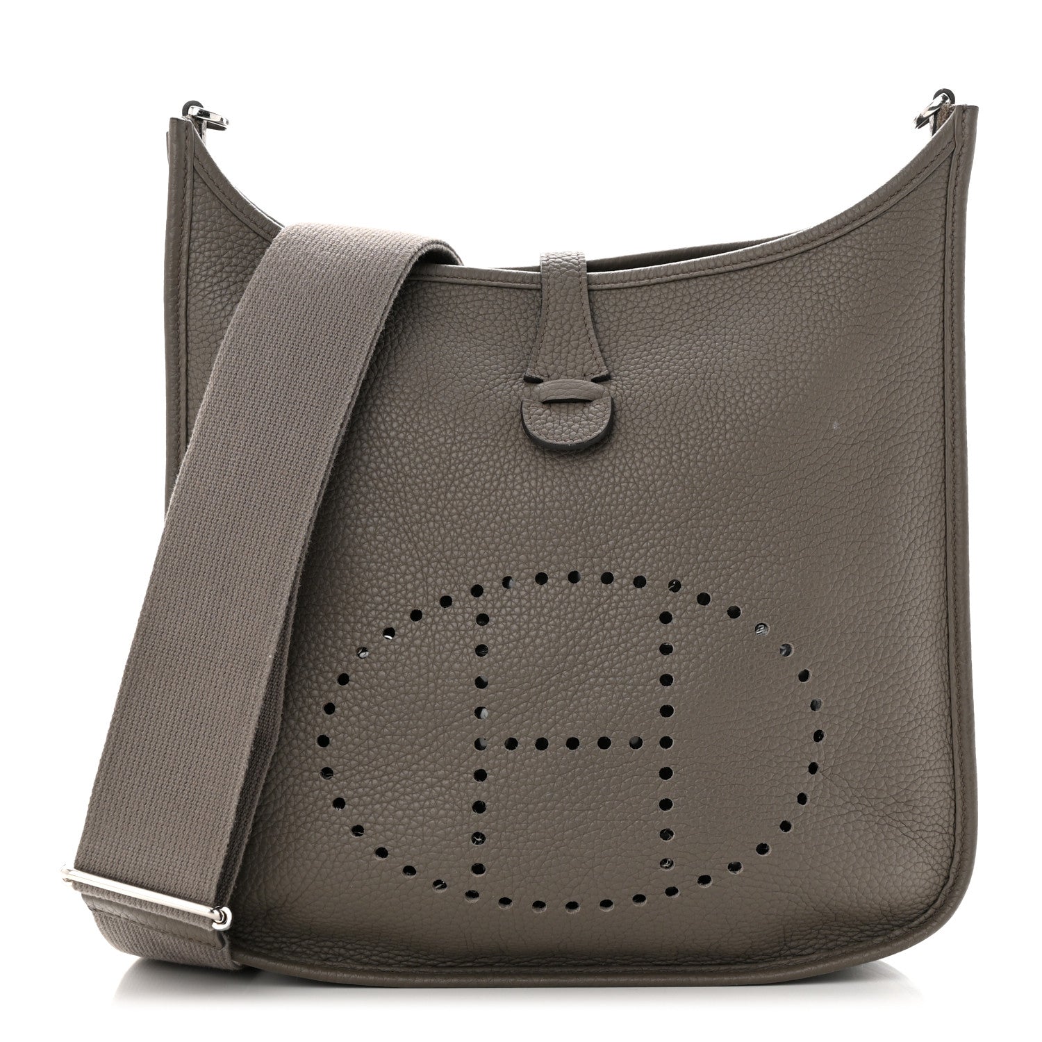 Hermes Taurillon Clemence Evelyne III PM Gris Asphalte 1 of 11