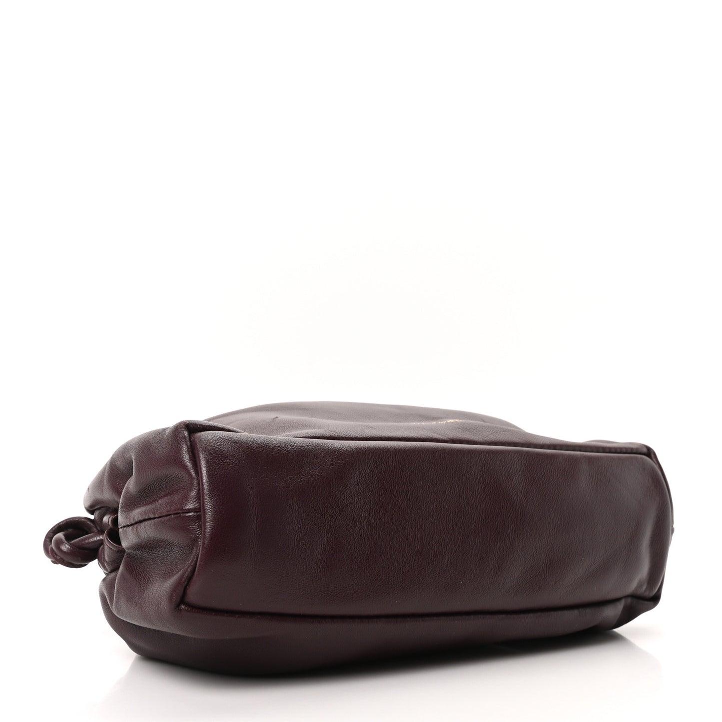 Lambskin Mini Cloud Clutch Plum