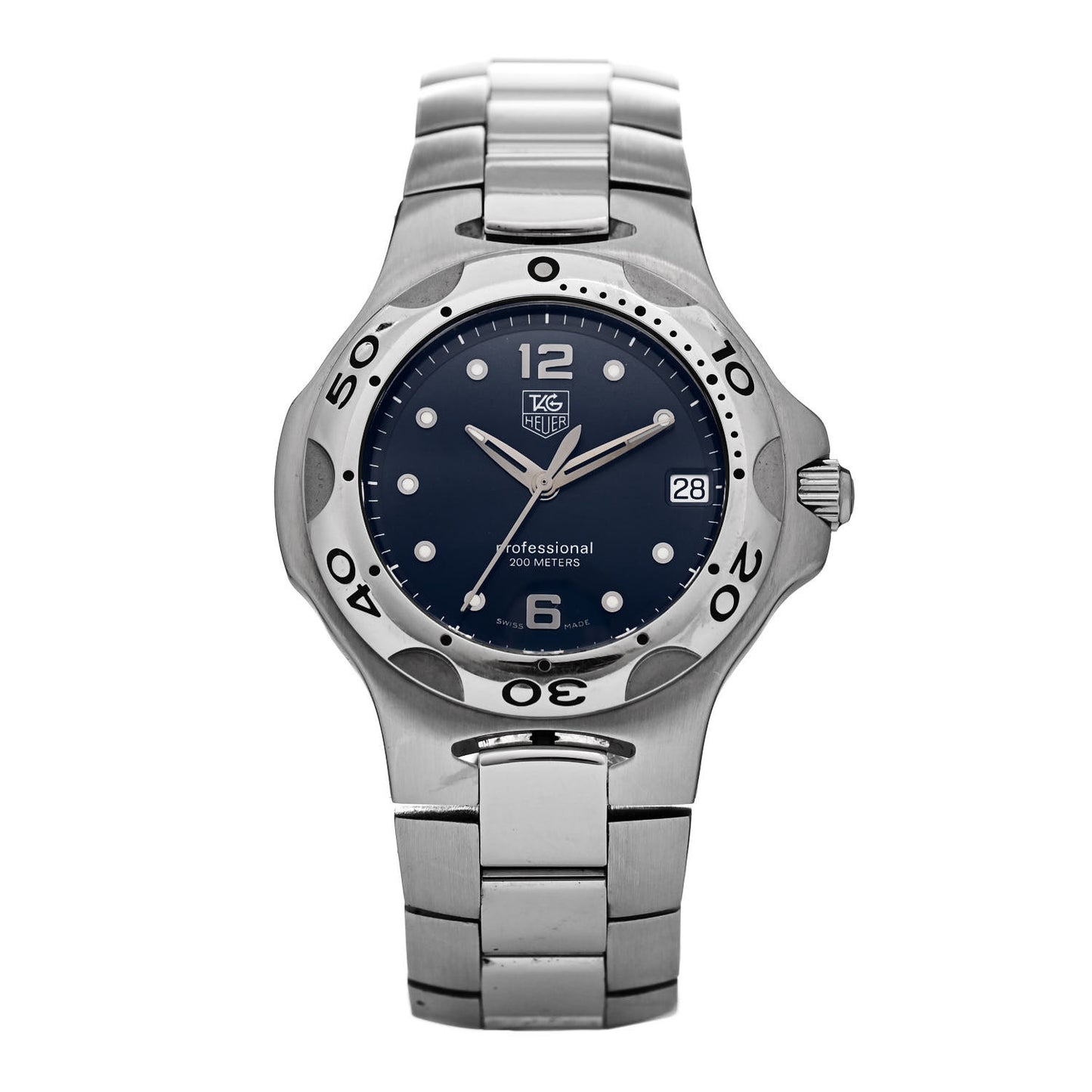 Stainless Steel 39mm Kirium Quartz Watch Blue WL111F