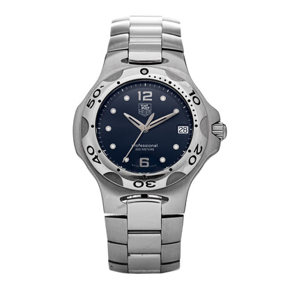 Tag Heuer Stainless Steel 39mm Kirium Quartz Watch Blue WL111F 1 of 4