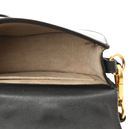 Chloe Calfskin Suede Small Nile Bracelet Bag Black 5 of 11