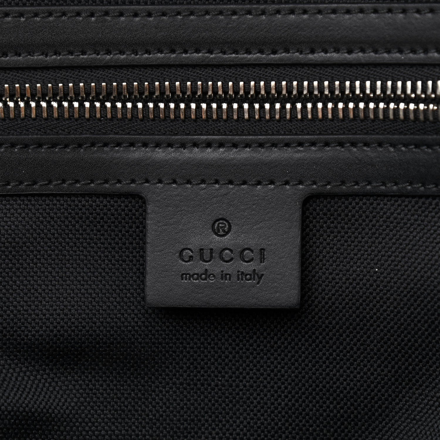 Gucci GG Supreme Monogram Appia Calfskin Web Small Day Backpack Black 6 of 9