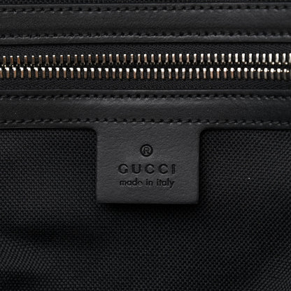 Gucci GG Supreme Monogram Appia Calfskin Web Small Day Backpack Black 6 of 9