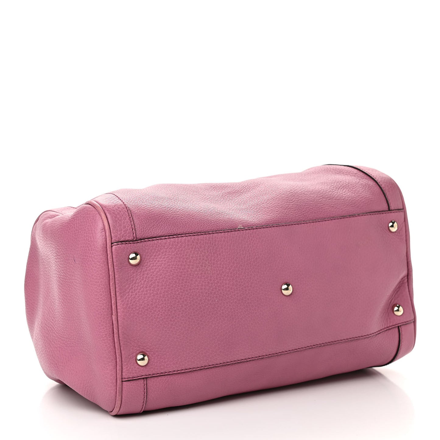 Pebbled Calfskin Medium Soho Boston Fresia Rose