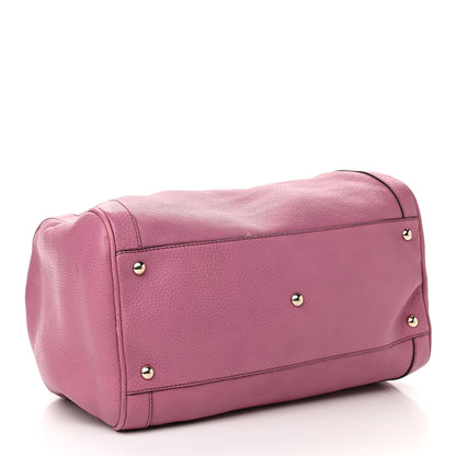Gucci Pebbled Calfskin Medium Soho Boston Fresia Rose 4 of 12