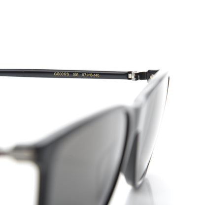 Gucci Square Frame GG0017S Sunglasses Black Grey 6 of 7