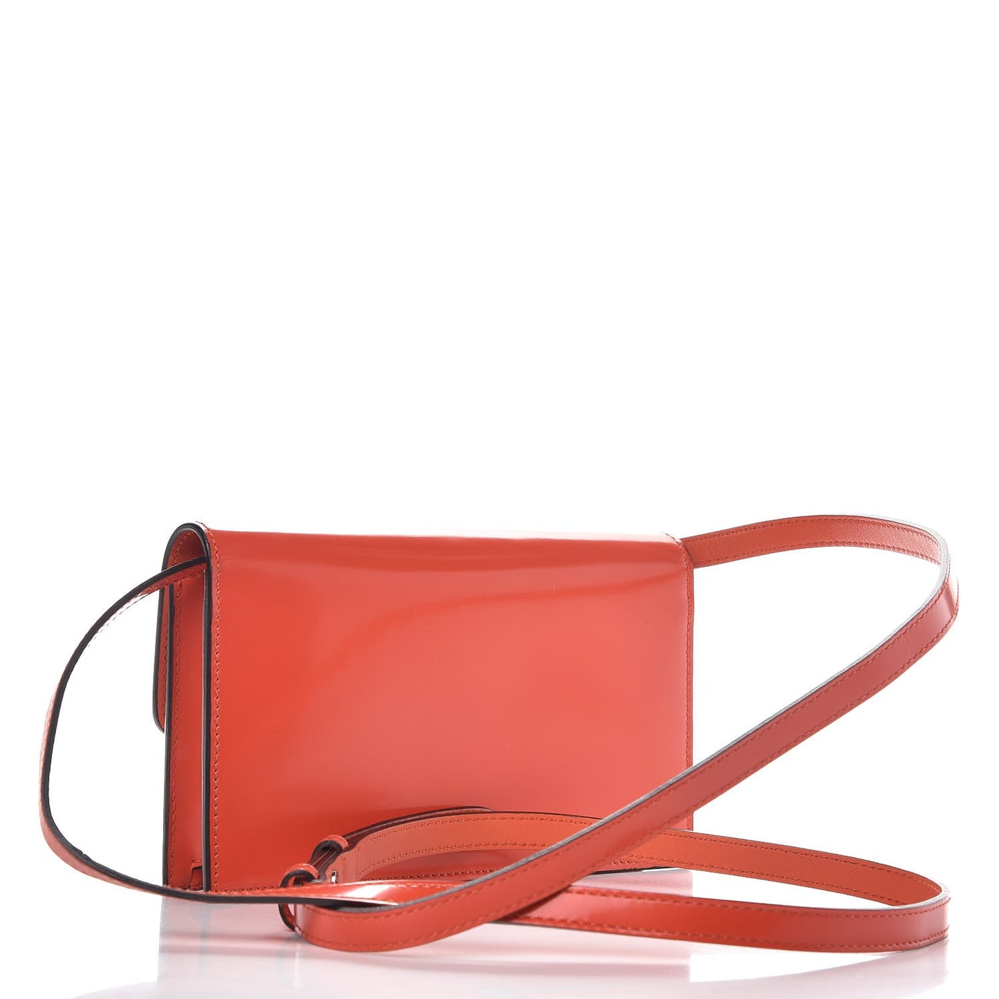 Shade Lux Calfskin Icon Wallet New Dark Orange