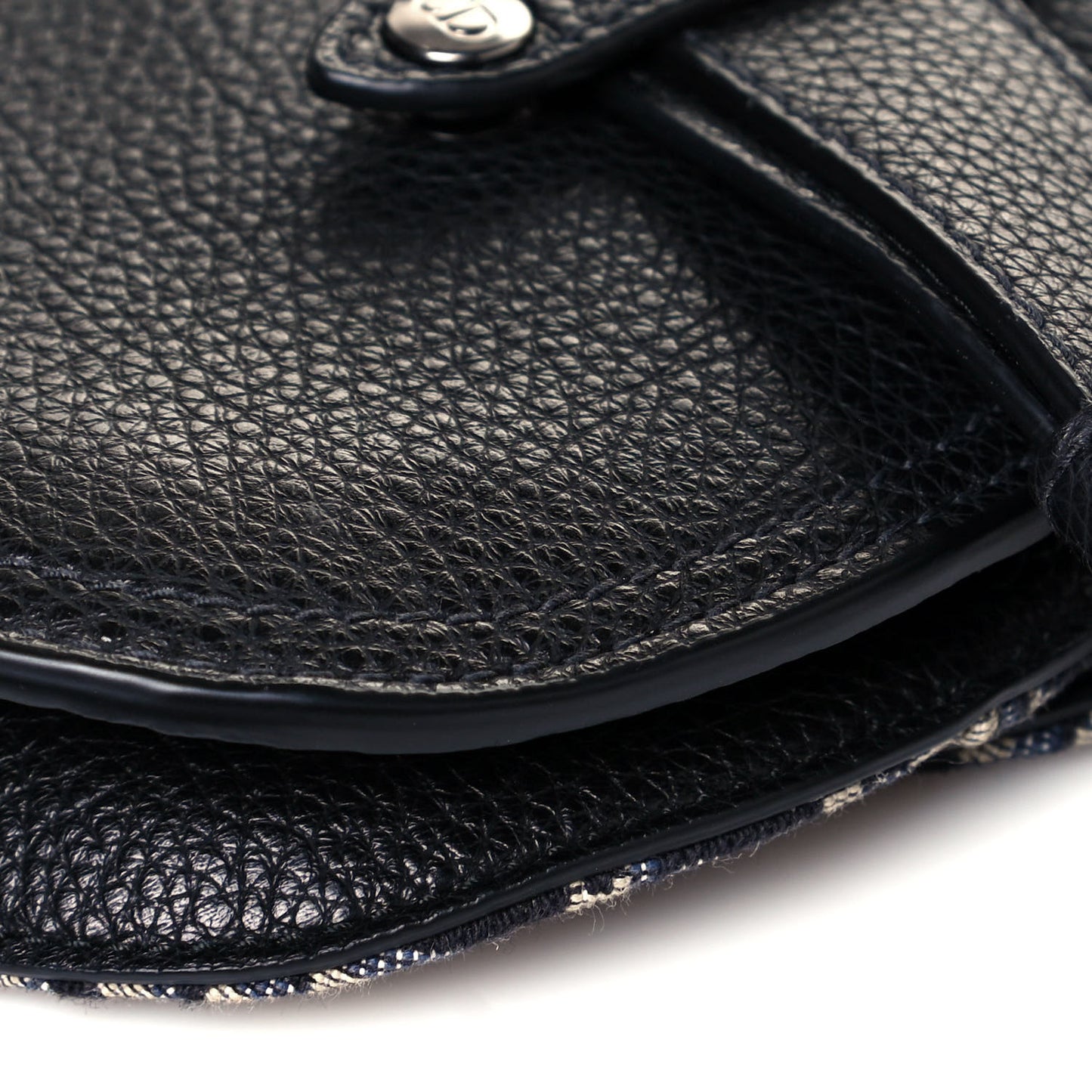 HOMME Oblique Saddle Belt Bag Blue