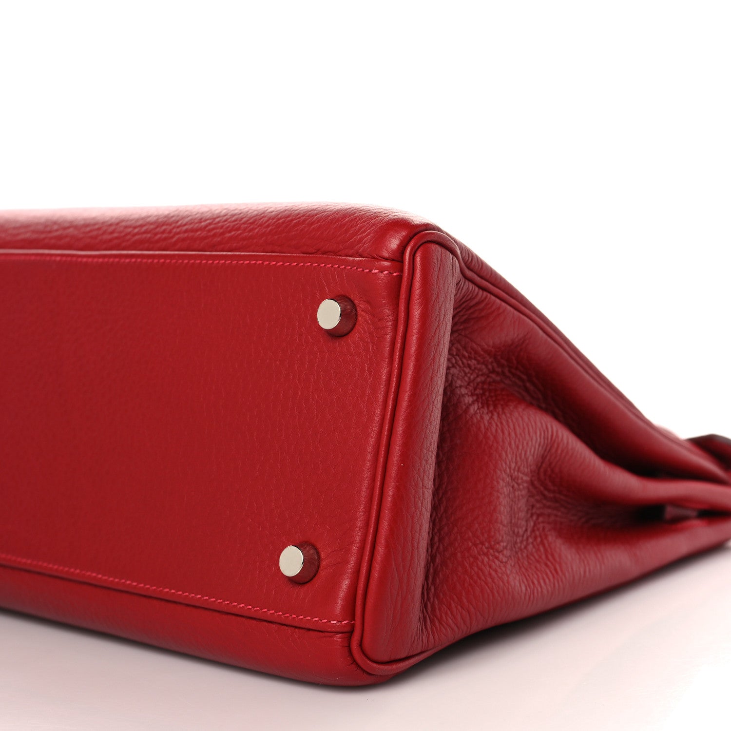 Hermes Togo Kelly Retourne 32 Rouge Vif 9 of 9