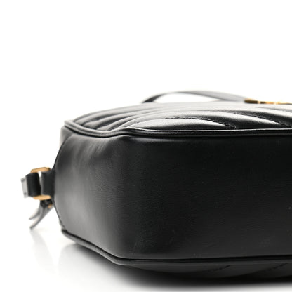 Saint Laurent Calfskin Matelasse Monogram Lou Camera Bag Black 8 of 9