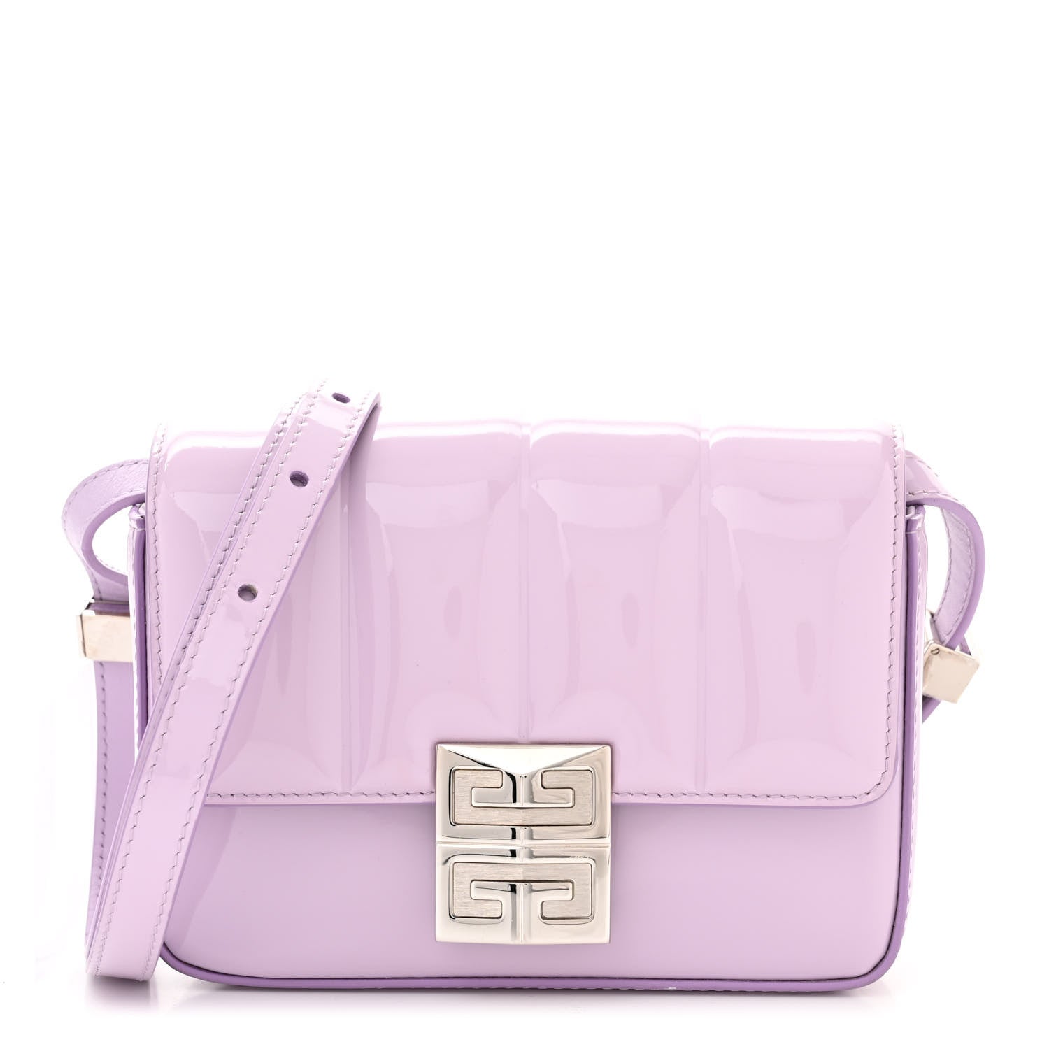 Givenchy Patent 4G Small Padded Crossbody Bag Lilac 1 of 10