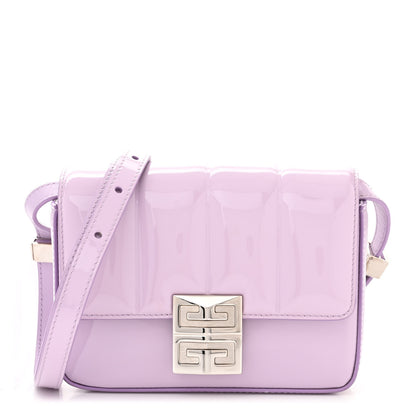 Givenchy Patent 4G Small Padded Crossbody Bag Lilac 1 of 10