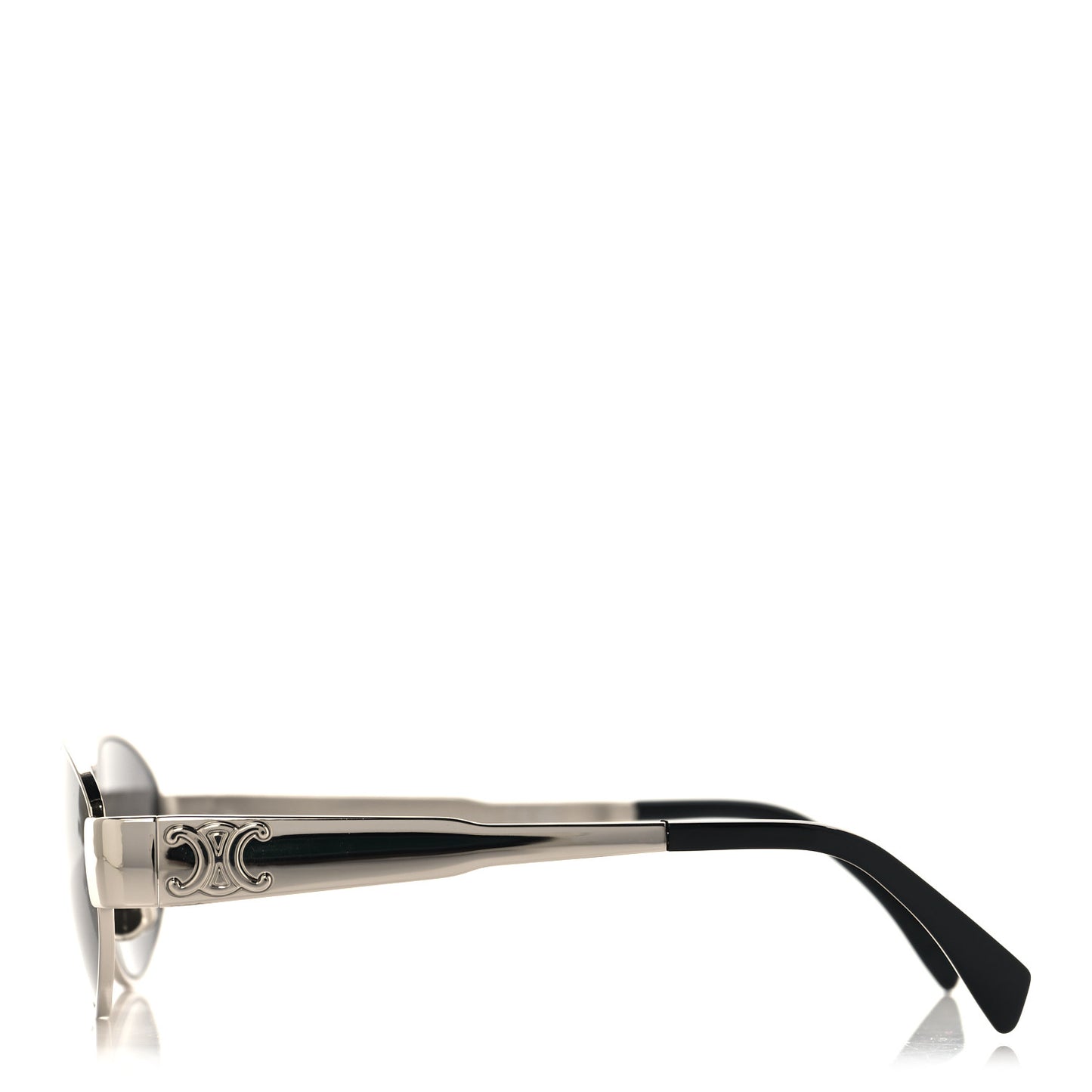 Metal Triomphe 01 Sunglasses CL40235U Silver Black