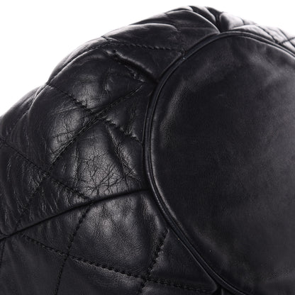 Chanel Lambskin Quilted Cloudy Bundle Hobo Black 8 of 17