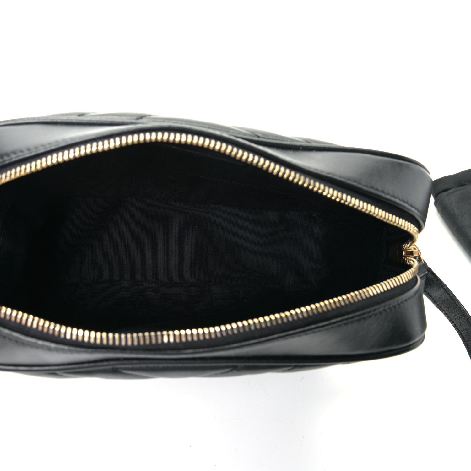 Saint Laurent Calfskin Matelasse Monogram Lou Camera Bag Black 4 of 5