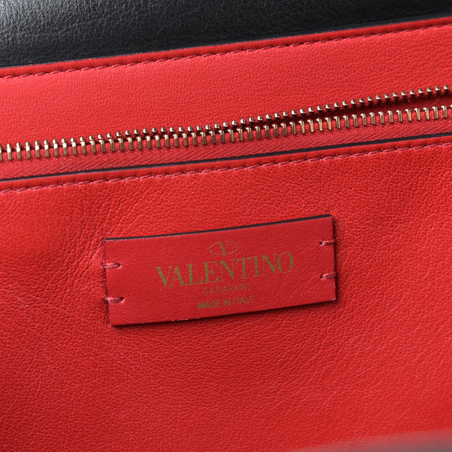 Valentino Garavani Calfskin Large Vlogo Tote Black 5 of 9