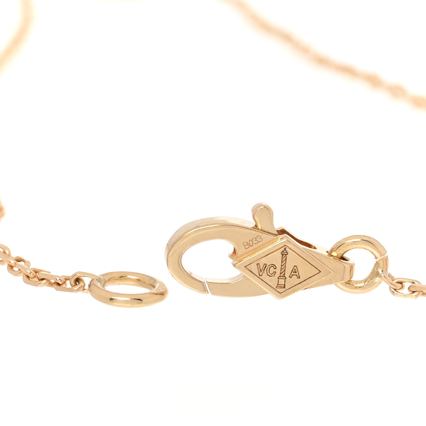 18K Yellow Gold Mother of Pearl Sweet Alhambra Bracelet