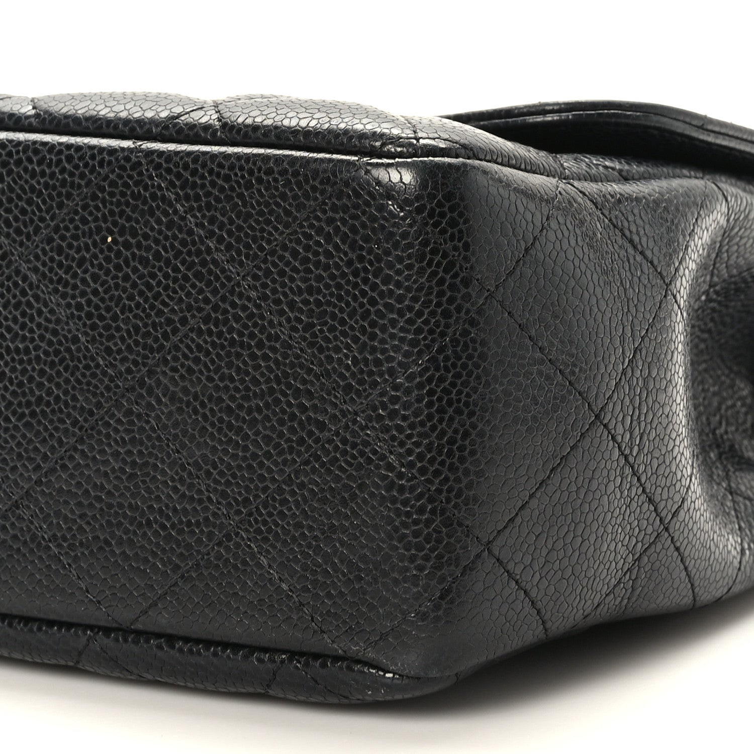 Chanel Caviar Quilted Jumbo Single Flap Black 9 of 9