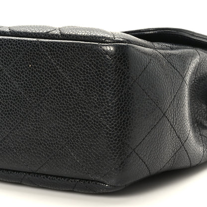 Chanel Caviar Quilted Jumbo Single Flap Black 9 of 9