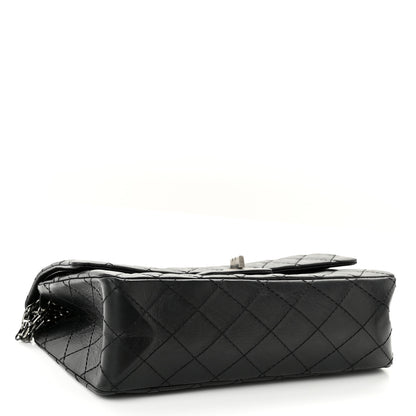 Chanel Aged Calfskin Quilted 2.55 Reissue 225 Flap Black 4 of 11