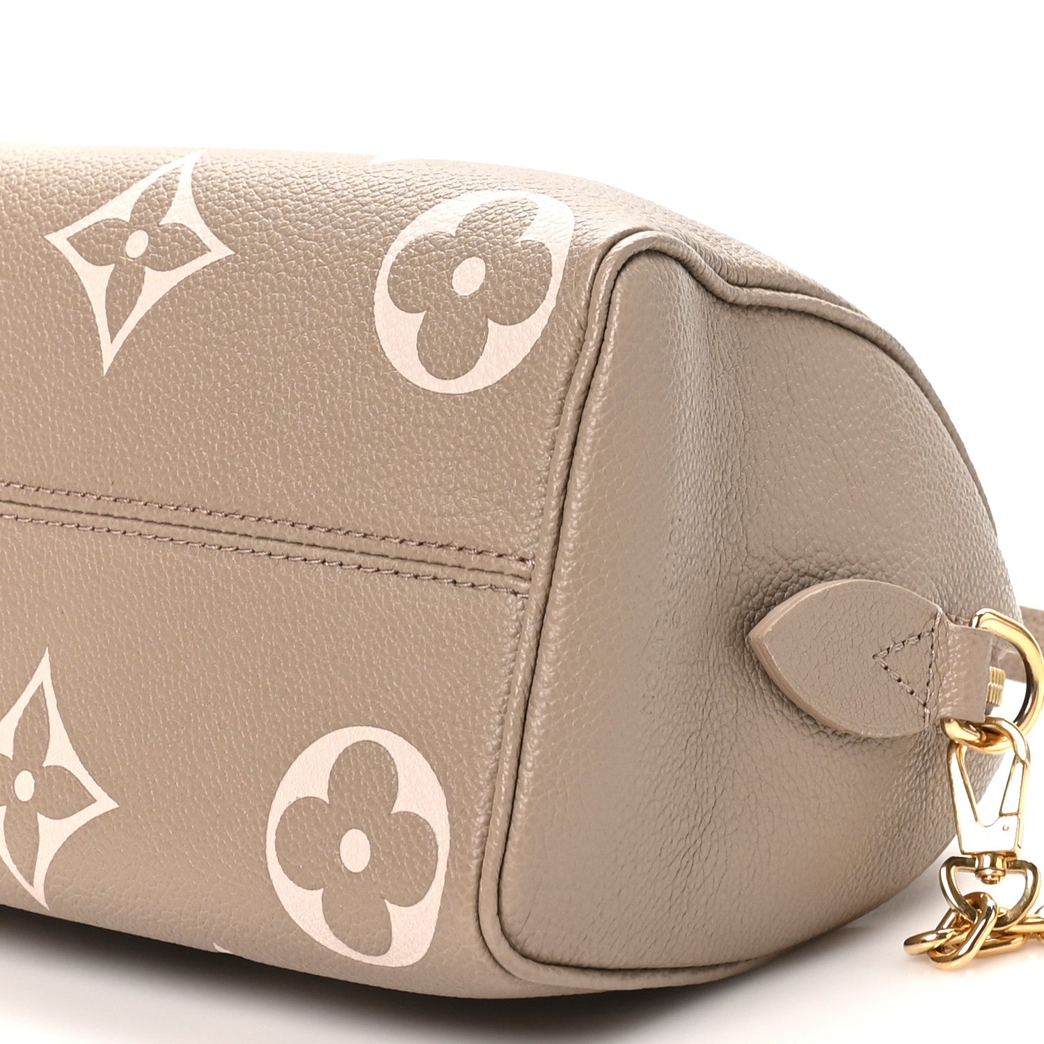 Louis Vuitton Empreinte Monogram Giant Speedy Bandouliere 20 Creme Beige 9 of 9