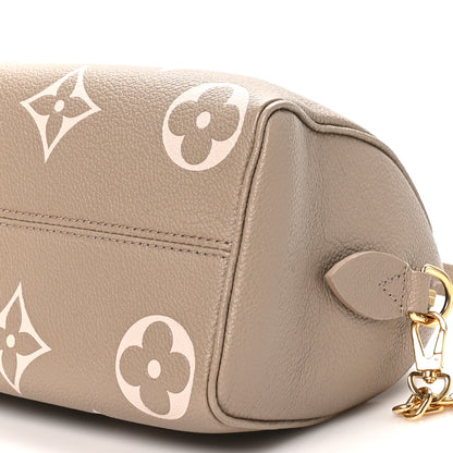 Louis Vuitton Empreinte Monogram Giant Speedy Bandouliere 20 Creme Beige 9 of 9