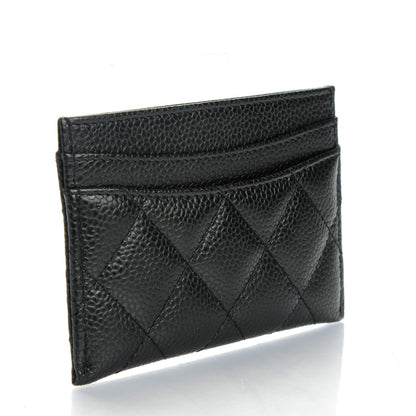 Chanel Caviar Quilted Card Holder Black 3 of 8