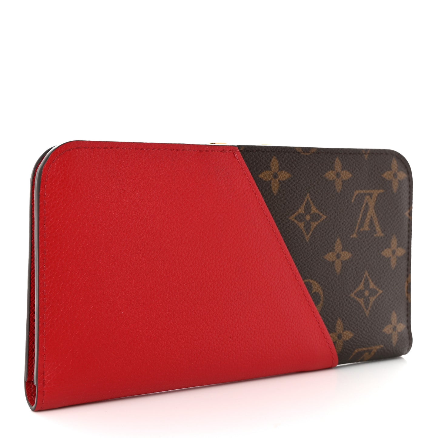 Monogram Calfskin Kimono Wallet Cherry