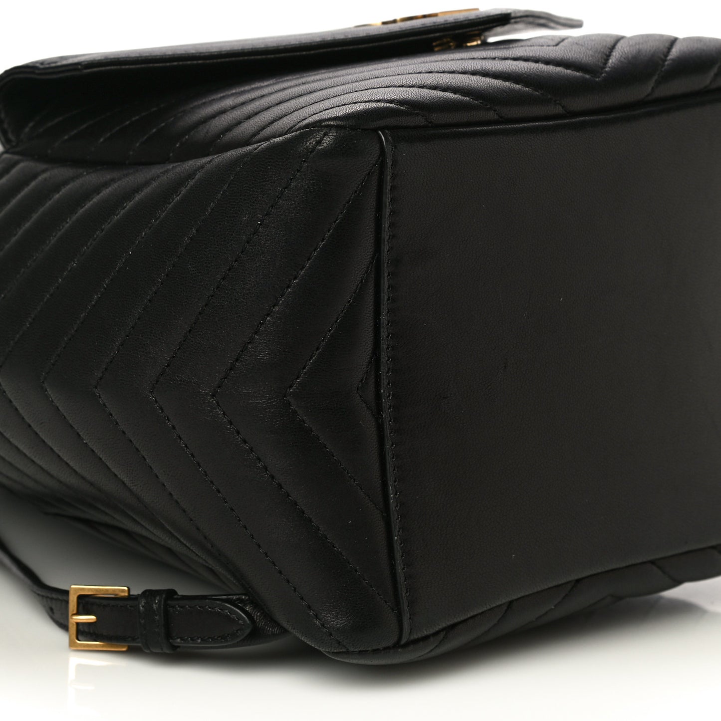 Lambskin Matelasse Monogram Joe Backpack Black
