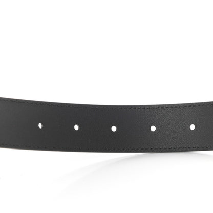 Gucci Calfskin Double G 30mm Belt 80 32 Black 6 of 6