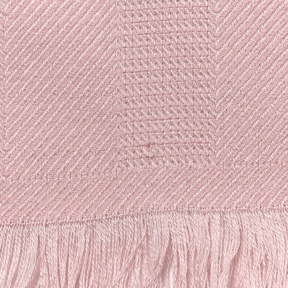Hermes Cashmere Silk New Libris Stole Rose Petale 4 of 4