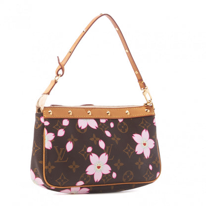 Louis Vuitton Monogram Cherry Blossom Pochette Accessories Brown 3 of 7
