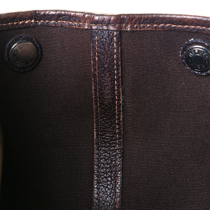 Hermes Toile Negonda Garden Party Tote 36 MM Chocolate 13 of 15