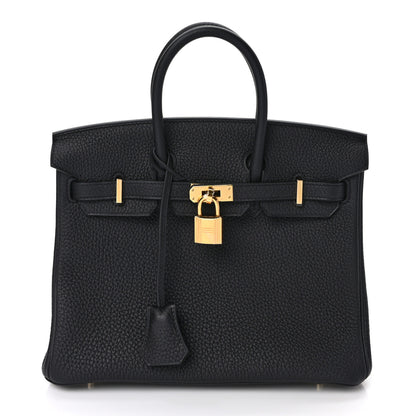 Hermes Togo Birkin 25 Black 1 of 9