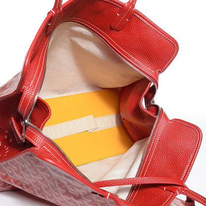 Goyard Goyardine Sac Hardy Pet Carrier PM Red 7 of 10
