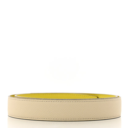 Hermes Swift Epsom 24mm Belt Strap 80 32 Nata Lime 2 of 5